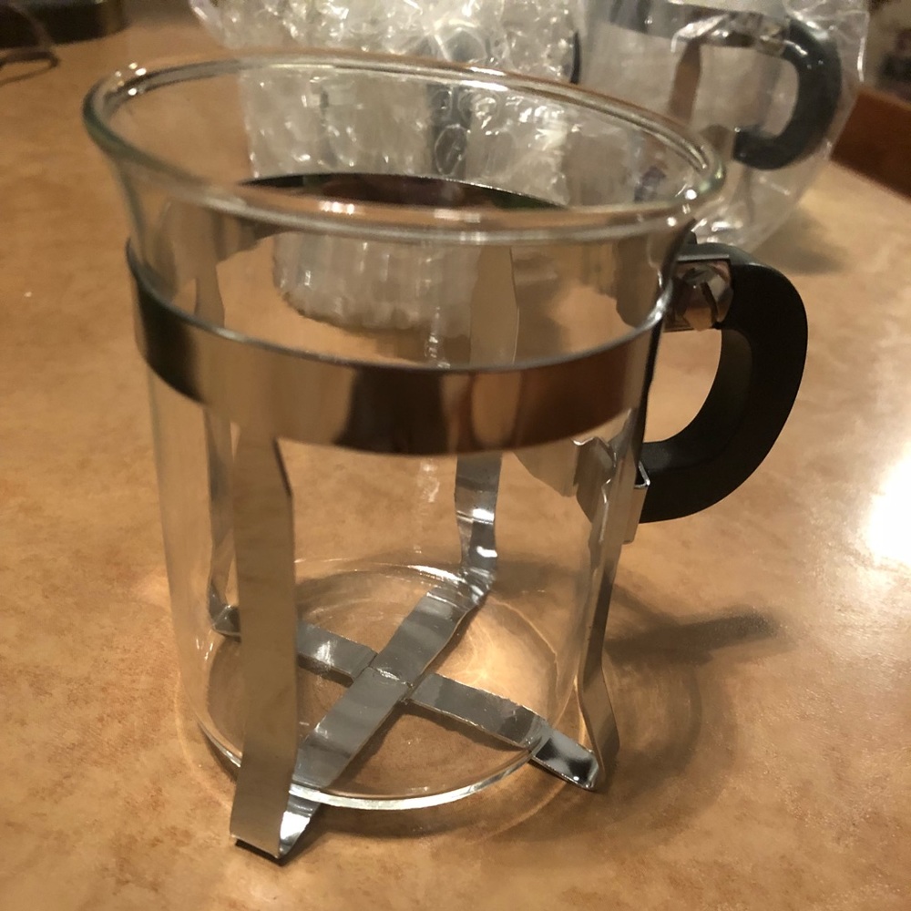 Set of 6 coffee cups glass BRAND NEW